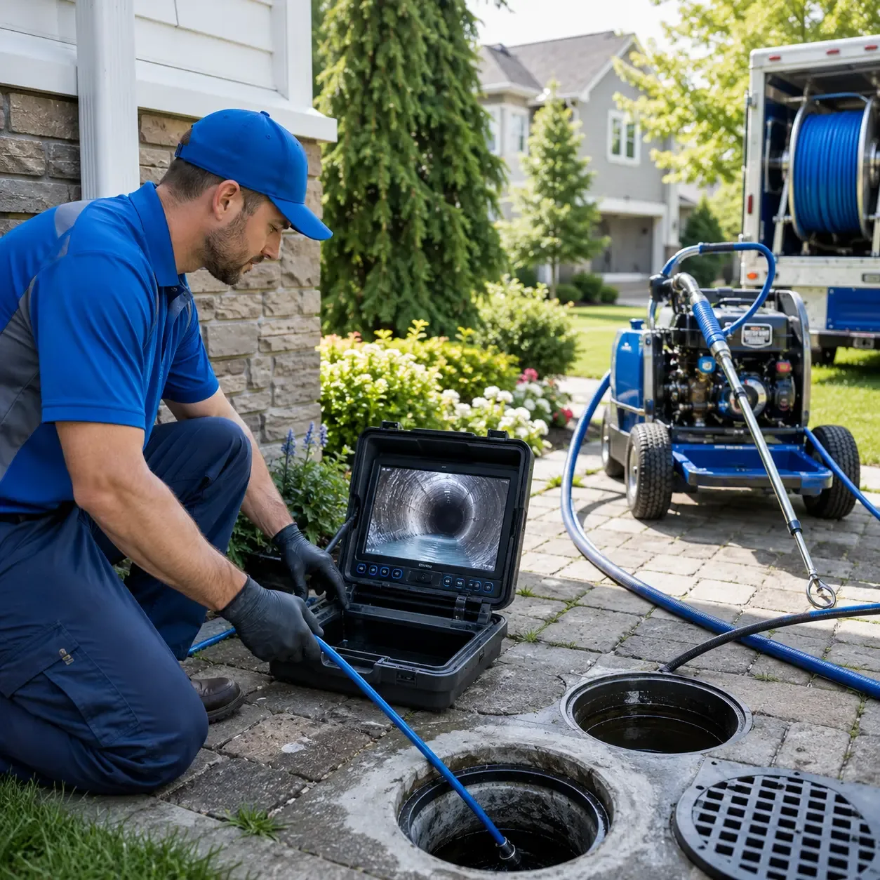 Outdoor drain cleaning professionals serving Webster, KY